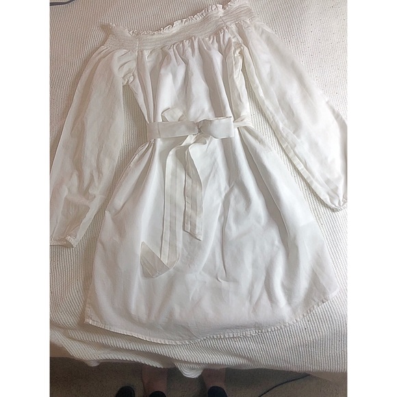 Express Dresses & Skirts - Express Off the Shoulder Shirt Dress